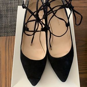 Black wedge heel, sz7.